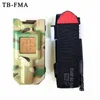 Laccio emostatico tattico Set di custodie per laccio emostatico Multicam nero per forniture di emergenza tattica per caccia softair all'aperto