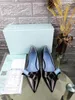Hot Sale-Ladies Fashion Pointed Flat Shoes Patent Leather Bow Ladies Fashion Single Shoes Gå med trend