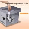 110V/220V Meat grinder stainless steel electric desktop small household fully automatic vegetable cutting meat slicing shredder