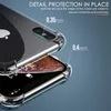 Coque de téléphone transparente en TPU souple Anti-coup, 1mm, étui de protection antichoc pour iPhone13 12 pro max 8 plus X XS