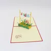 3D спасибо маме люблю поздравительные открытки с днем ​​рождения бумаги приглашение на день матери праздничные партии