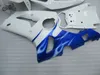 Customize Chinese Fairing Kit voor Kawasaki ZX 6R 636 Ninja 03 04 ZX-6R ZX636 2003 2004 ZX6R Blue White Road Racing Motorcycle Hugs