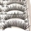 SHIDISHANGPIN 10 pairs false eyelashes natural long makeup lashes synthetic hair eyelash extension 1 box wispies eyelashes