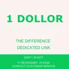 Make Up The Difference Freight Charges One yuan to cover The difference dedicated link one dollar