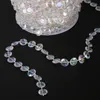 99ft 30m akryl diamant pärla gardin diy garland bröllopsfest dekoration kristall bröllop tillbehör hem gardin ornament