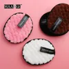 MAANGE 4 Colors Soft Flannelette Makeup Puff Double Sided Makeup Sponge for Women Lady Beauty Face Cosmetic Makeup Cleaning Tool