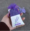 Purple Cotton Organza Lavender Sachet Bag DIY Dried Flower Package Bag Wedding Party Gift Wrap WB2067