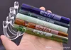 Labs Glas Taster Roken Mini Tobacco Oil Wax Pijpen Concentrate Tasters 10mm Borosilicate Tubing met een extensie die is ontworpen voor het Dabbing