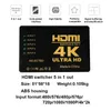 HD 스위치 5 포트 4K * 2K 스위처 스플리터 박스 DVD HDTV X 박스 PS3 PS4의 HD * 나는 케이블 울트라 HD