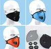 スポーツアウトドアサイクリングマスクを走る顔マスク洗える再利用可能な呼吸バルブフェイスカバー1PC F8380479付きAntihazeAntifog