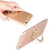 360 stopni uchwyt na pierścień palca Bling Flower Universal Telefon komórkowy Holder Stander do telefonu iPhone Samsung Android Telefon