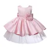 pink christening gown