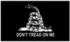 Don't Tread On Me Gadsden-Flagge, Banner zum Aufhängen, Innen- und Außendekoration, lichtbeständig, Leinen, Teeparty-Flaggen, Polyester, Messingösen, 90 x 150 cm