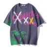 2020 verano moda Hip Hop Graffiti camisetas para hombres/mujeres Hipster Streetwear Casual algodón suelto niños niñas camisetas Tops