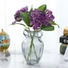 Wholesales Mini PU Hydrangea Flower bouquet 34cm height artificial flowers For Home Party decorations Wedding Table centerpieces