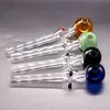 6 Inch Colored Great Pyrex Thick Oil Burner Pipe Tube Smoking Handle Pipes