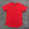 Camicia a maniche corte da uomo sportivo da uomo Pantaloni da jogging da corsa Maglietta da uomo da palestra Slim fit Maglietta da fitness per abbigliamento sportivo Maglietta da bodybuilding da uomo tinta unita