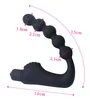 Anal Brinquedos 10 Modos Silicone Prostate Massager Vibrador Masculino Feminino Saúde Pessoal A231