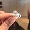 Anillo de perlas vintage y elegante para Pandora 925 plata esterlina con diamantes CZ anillo de damas de apertura radiante con caja original regalo de vacaciones