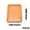 Rolling Tray Plastic Tobacco 18x12CM S Размер Маленький ручной роликовый ролик олова Pure Color Case Spice Мультфильм пластина для курения