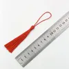 100 sztuk / partia 13 CM Pionowe Zgodne Kolczyki Pomponowe Trim Wisiorek Biżuteria Wykonywanie DIY Bookmark Tassel Craft Kurtyna do szycia Akcesoria