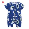 Kids Designer Clothing Cotton infant baby boys clothes summer short sleeve rompers newborn baby girl animal clothe