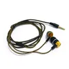 Geflochtener Kabel-Ohrhörer Subwoofer In-Ear-Ohrhörer-Rauschen Isolierende Headset für Telefone Mp3 MP4 PC-Spiel