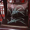 Nuovo jacquard erba orchidea cuscino del sedile divano sedia pad stile cinese cuscino di seta stuoie decorazione della casa cuscino sedile