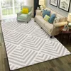 Nordic Style Gray Striped Large Size Carpets For Living Room Bedroom Area Rugs kids room Rug Modern Home Decorative Soft Carpets3835813