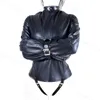 PU Straitjacket BDSM 여성 성인 커플 게임 스트레이트 재킷 조정 가능한 페티쉬 Do 고객 크기 eather 하네스 바디 속박