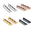 1PAIR 2PC WATCH BAND LAPERS موصلات لـ Apple Watch 4/3/2/1 إكسسوارات الشريط معصم المعصم المسمار الفولاذ المقاوم للصدأ 38 40 42 44 ملم