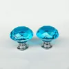 Cabinet Handles 30mm Diamond Shape Design Handles Crystal Glass Knobs Cupboard Pulls Drawer Knobs Kitchen Furniture Cabinet Handles DH0920