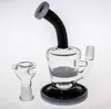 2022 New Arrival Clear Hookahs 물 봉탄 16cm 키가 두꺼운 14.4mm 조인트 유리 봉지