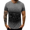 T Shirt Men New Summer Unique Printed Casual Short Fashion Style Round Neck T-shirt Summer Cool Tops Camisetas Hombre