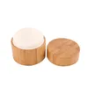 Pot de crème en bambou 30G 50G pot en bois avec intérieur en PP, pot de crème pour bouteille d'emballage cosmétique expédition rapide LX2002