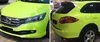 Autocollants haute brillance citron vert Film vinyle feuille autocollant pour voiture bricolage style moteurs camion voiture carrosserie couverture d'emballage