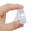 5st nagelspetsar klipp transparent finger poly quick building gel förlängning naglar konst manikyr verktyg falska nagelklipp