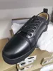 Tbtgol Designer Men Women Shoes Spikes مسطح أحذية رياضية بريق حفل زفاف أحذية أسود أبيض مدربين الجلود EU47