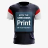 Partihandel torr passform Fullt sublimering Anpassade par Unisex T Shirts Table Tennis Badminton Jersey Gratis fraktkund