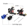 Tattoo Machine Kit 2pcs Coil Machine Set Tattoo Grip And Grip Avec Cartouche Aiguilles