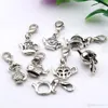 Varmförsäljning! 160pcs Antik Silver Alloy Mixed Teapot Charms With Hummer Clasp Fit Charm Armband 8-Style DIY Smycken