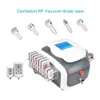 6. 1 'de ultrasonik 40 Khz kavitasyon Vakum rf liposuction lipo lazer kutuplu RF diyot lazer LipolaseR anti aging cilt gençleştirme makinesi