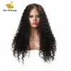 Parrucca di pizzo riccio di capelli vergini 130% 150% densità colore naturale FrontalLaceWig Parrucche di capelli umani