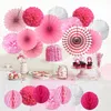 Paper Fan flower Paper Flower Balls Sets birthday party paper fan flower for decoratin Shopping mall event decoration holiday decoration A07