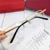 Fashion whole eyewear metal half frame Screw round legs optical optical glasses men classic simple business style CT00870207R