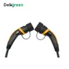 Deligreen 32A da tipo 1 a tipo 2 da J1772 a IEC62196 EV spina di ricarica con cavo a molla TUV/UL da 5 metri cavo dritto