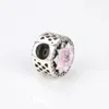 Wholesale-Flower Charm Beads Luxury Designer Jewelry with Box for Pandora 925 Sterling Silver CZ Diamond DIY Women's Bracelet Bead