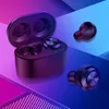 EARBUD A6 TWS hörlurs trådlösa öronproppar Mini-storlek Auricular Bluetooth 5.0 hörlurar med mikrofon för iPhone / all smart telefon headset