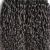200g Afro Kinky Curly Double Drawn Brasilianska Virgin Pu Tape Hårväv Människans hårförlängningar Skin Weft 80PC Brazilian Hair Products