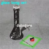 Glas Bong DAB Rigvattenrör 15 "Tall Perc Färgglada Bongs Heady Mini Pipe Wax Oil Rigs Glass Small Bubbler